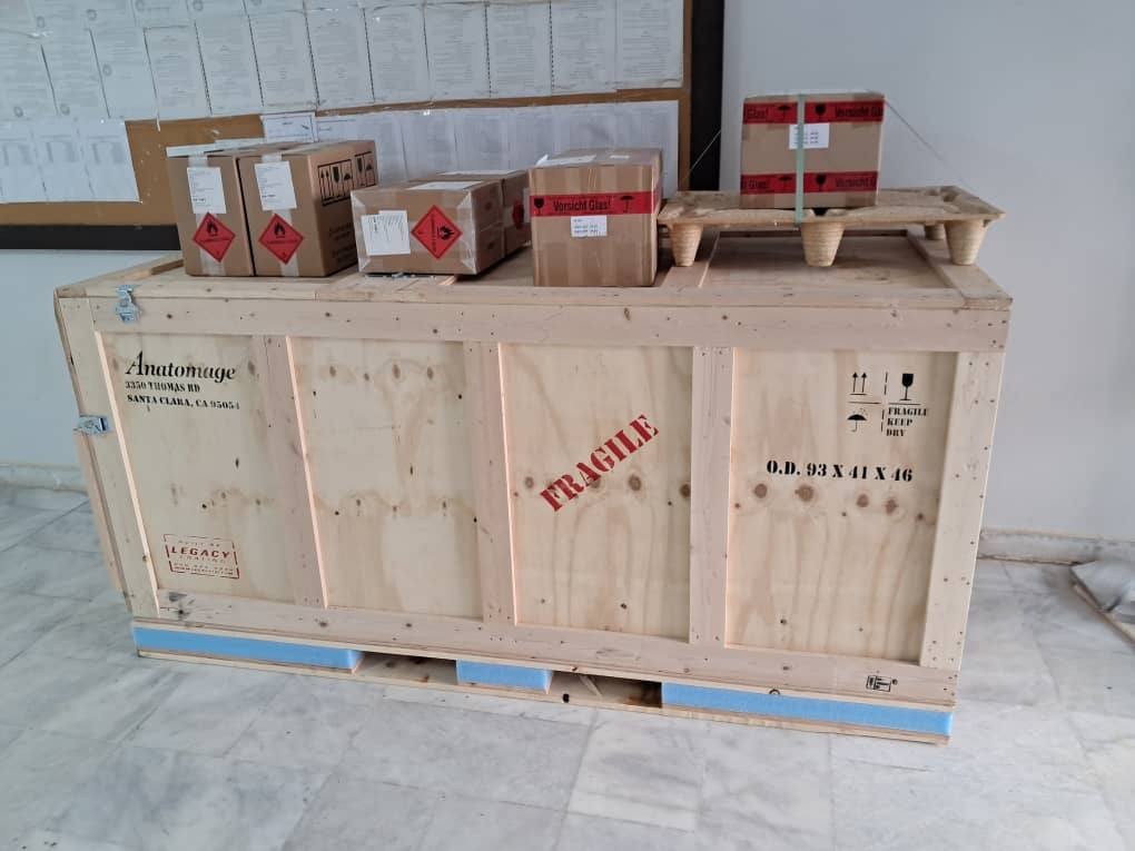 Delivery of the virtual board and accessories for the tissue and pathology laboratory for the Faculty of Human Medicine in Sabratah.