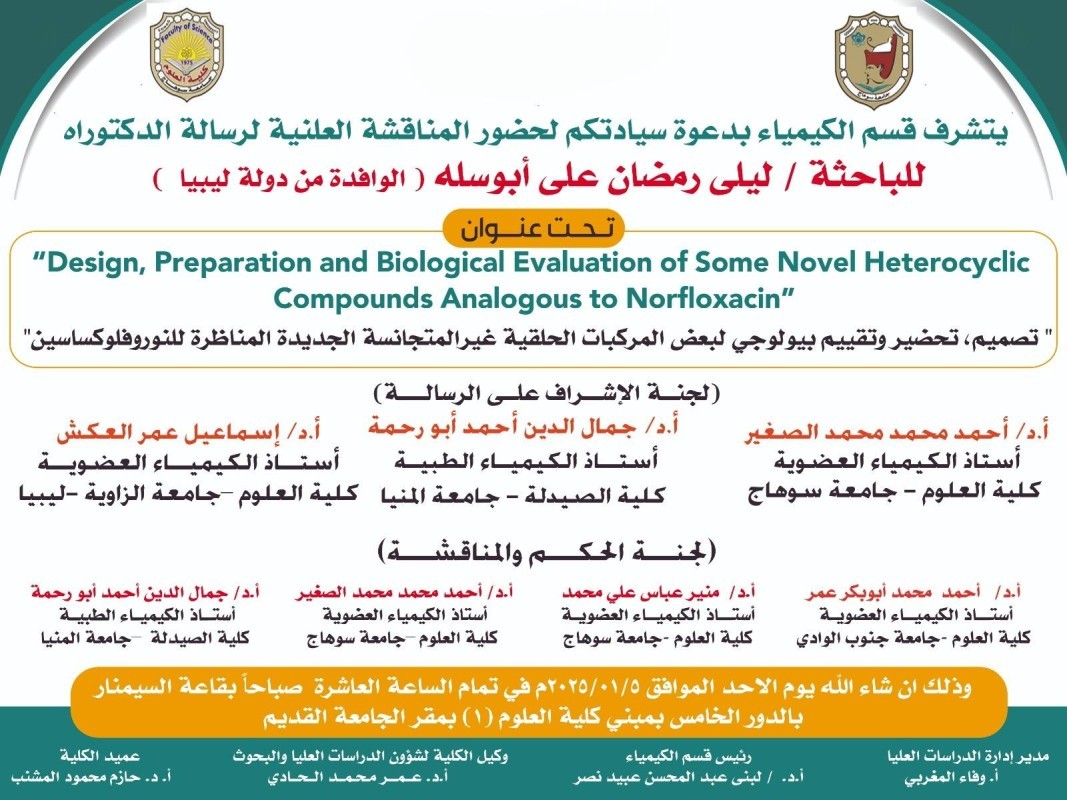 Dispatch of faculty members to study at Sohag University: A new academic achievement.