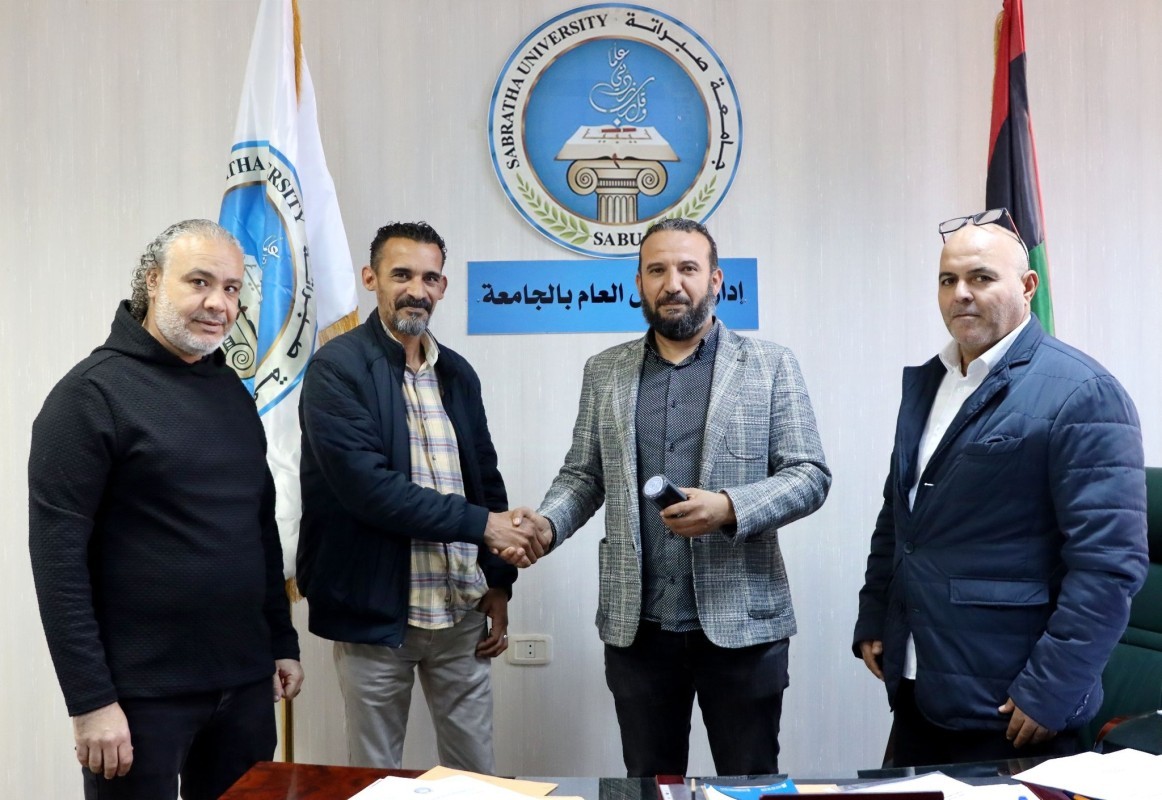 Delivery and receipt of the duties of the Registrar of the University of Sabratha.