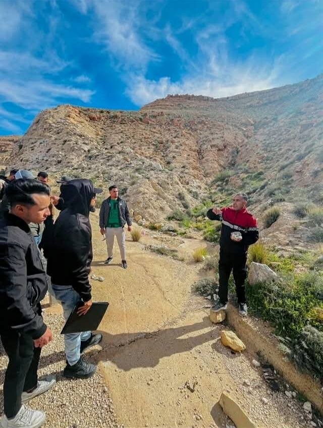 Field Study Trip by the Geology Department at the Faculty of Science, Sabratha, to Al-Rabta Area